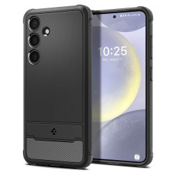 Coque arrière Spigen Rugged Armor pour Samsung Galaxy S24 Plus - Noir