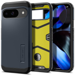 Coque arrière Spigen Tough Armor pour Google Pixel 9 / 9 Pro - Gris