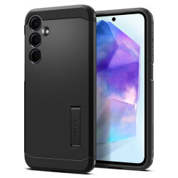 Coque arrière Spigen Tough Armor pour Samsung Galaxy A55 - Noir