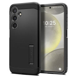 Coque arrière Spigen Tough Armor pour Samsung Galaxy S24 FE - Noir