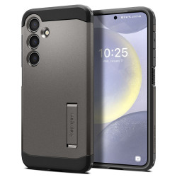 Coque arrière Spigen Tough Armor pour Samsung Galaxy S24 Plus - Gris foncé