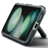 Coque arrière Spigen Tough Armor Pro pour Samsung Galaxy Z Flip 5 - Vert foncé 4