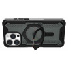 Coque arrière UAG Plasma XTE Kickstand avec MagSafe pour Apple iPhone 15 Pro Max - Orange/Noir 4