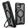 Coque arrière UAG Plasma XTE Kickstand avec MagSafe pour Apple iPhone 16 - Orange/Noir 0