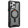 Coque arrière UAG Plasma XTE Kickstand avec MagSafe pour Apple iPhone 16 Pro - Orange/Noir 2