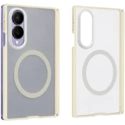 Coque arrière Blueo Skin Friendly Frosted Anti-Drop MagSafe pour Samsung Galaxy Z Fold 8 - Gris clair