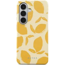 Coque arrière Burga Tough avec MagSafe pour Samsung Galaxy S26 Plus - Lemon Tart