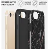 Coque arrière Burga Tough pour Apple iPhone SE 2022 - Rose Gold Marble 1