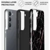 Coque arrière Burga Tough pour Samsung Galaxy S22 - Rose Gold Marble 1