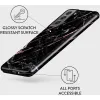 Coque arrière Burga Tough pour Samsung Galaxy S22 - Rose Gold Marble 2