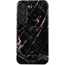 Coque arrière Burga Tough pour Samsung Galaxy S23 - Rose Gold Marble