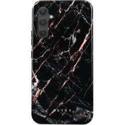 Coque arrière Burga Tough pour Samsung Galaxy A34 - Rose Gold Marble
