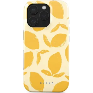 Coque arrière Burga Tough pour Apple iPhone 16 Pro - Lemon Tart