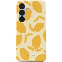 Coque arrière Burga Tough pour Samsung Galaxy S25 - Lemon Tart