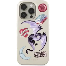 Coque arrière Burga Tough avec MagSafe pour Apple iPhone 16 Pro - Plot Twister