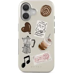 Coque arrière Burga Tough avec MagSafe pour Apple iPhone 16 - Oat Milk Please