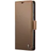 Coque portefeuille CASEME Litchi Texture pour Xiaomi Redmi 14C / Xiaomi Poco C75 - Marron 5