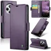Coque portefeuille CASEME Litchi Texture pour Xiaomi Redmi 14C / Xiaomi Poco C75 - Violet