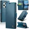 Coque portefeuille CASEME Litchi Texture pour Xiaomi Redmi 14C / Xiaomi Poco C75 - Bleu