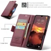 Coque portefeuille CASEME Litchi Texture pour Xiaomi Redmi 14C / Xiaomi Poco C75 - Rouge 9