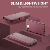 Coque portefeuille CASEME Litchi Texture pour Apple iPhone 17e/16e - Rouge 3