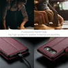 Coque portefeuille CASEME Litchi Texture pour Google Pixel 9a - Rouge 3