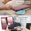 Coque portefeuille CASEME Litchi Texture pour Google Pixel 9a - Rouge 6