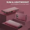 Coque portefeuille CASEME Litchi Texture pour Google Pixel 9a - Rouge 7
