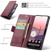 Coque portefeuille CASEME Litchi Texture pour Google Pixel 9a - Rouge 8