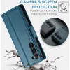 Coque portefeuille CASEME Litchi Texture pour Samsung Galaxy S25 - Bleu 11