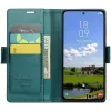 Coque portefeuille CASEME Litchi Texture pour Samsung Galaxy S25 Plus - Vert 5