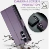 Coque portefeuille CASEME Litchi Texture pour Samsung Galaxy S25 Plus - Violet 2