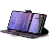 Coque portefeuille CASEME Litchi Texture pour Samsung Galaxy S25 Plus - Violet 6