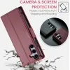 Coque portefeuille CASEME Litchi Texture pour Samsung Galaxy S25 Plus - Rouge 2