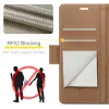 Coque portefeuille CASEME Litchi Texture pour Oppo Reno13 - Marron 5