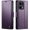 Coque portefeuille CASEME Litchi Texture pour Oppo Reno13 - Violet