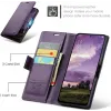 Coque portefeuille CASEME Litchi Texture pour Oppo Reno13 - Violet 2