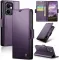 Coque portefeuille CASEME Litchi Texture pour Oppo Reno13 F 4G/5G / Reno13 FS 5G - Violet
