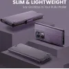 Coque portefeuille CASEME Litchi Texture pour Oppo Reno13 Pro - Violet 8