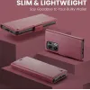 Coque portefeuille CASEME Litchi Texture pour Oppo Reno13 Pro - Rouge 8