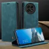 Coque portefeuille CASEME Retro Texture pour OnePlus 13 - Bleu 11