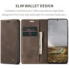 Coque portefeuille CASEME Retro Texture pour OnePlus 13 - Marron foncé 8