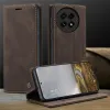 Coque portefeuille CASEME Retro Texture pour OnePlus 13 - Marron foncé 11