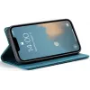 Coque portefeuille CASEME Retro Texture pour Apple iPhone 17e/16e - Bleu 6