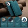 Coque portefeuille CASEME Retro Texture pour Oppo Reno13 - Bleu 6