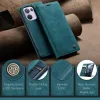 Coque portefeuille CASEME Retro Texture pour Oppo Reno13 Pro - Bleu 6