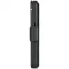Coque portefeuille en cuir véritable Decoded en cuir véritable 2-en-1 pour Apple iPhone 15 Pro - Noir 3