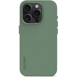 Coque arrière en silicone Decoded avec MagSafe pour Apple iPhone 15 Pro Max - Sage Leaf