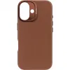 Coque arrière Decoded en cuir véritable pour Apple iPhone 16 - Tan 2
