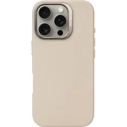 Coque arrière Decoded en cuir véritable pour Apple iPhone 16 Pro - Clay